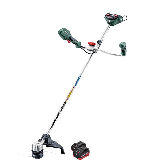 Metabo FSB 36-18 LTX BL 40 Desbrozadora sin cable 36 V ( 2x 18 V ) sin escobillas de dos mangos + 2x batería 8,0 Ah - sin cargador
