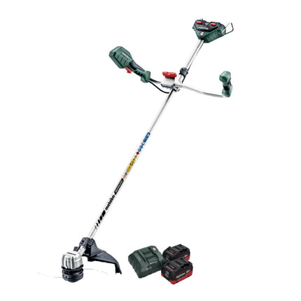 Metabo FSB 36-18 LTX BL 40 Desbrozadora sin cable 36 V ( 2x 18 V ) bimanual sin escobillas + 2x batería 10,0 Ah + cargador