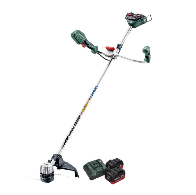 Metabo FSB 36-18 LTX BL 40 Desbrozadora sin cable 36 V ( 2x 18 V ) bimanual sin escobillas + 2x batería 10,0 Ah + cargador