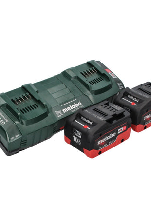 Desbrozadora de batería Metabo FSB 36-18 LTX BL 40 36 V (2x 18 V) bimando sin escobillas + 2x batería 10,0 Ah + cargador doble