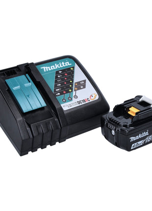 Cortasetos a batería Makita DUH 752 RM1 18 V 75 cm sin escobillas + 1x batería 4,0 Ah + cargador