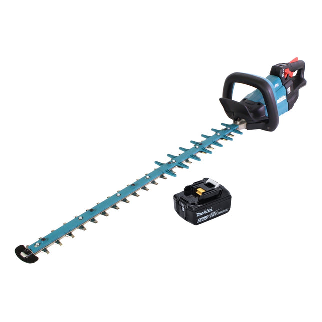 Makita DUH 752 T1 Cordless Hedge Trimmer 75cm Brushless 18V + 1x Battery 5.0 Ah - without charger