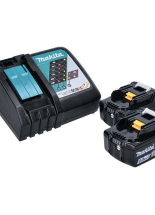 Cortasetos a batería Makita DUH 752 RG 18 V 75 cm sin escobillas + 2x baterías 6,0 Ah + cargador