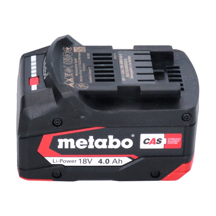 Metabo basic set 1x Li-Power battery pack 18 V 4.0 Ah CAS Li-Ion battery ( 625027000 ) + ASC 55 charger ( 627044000 )