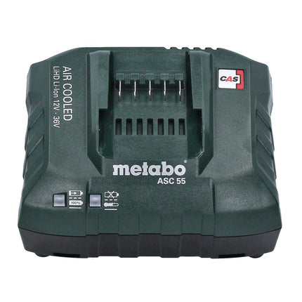 Metabo basic set 1x Li-Power battery pack 18 V 4.0 Ah CAS Li-Ion battery ( 625027000 ) + ASC 55 charger ( 627044000 )