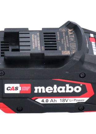 Metabo Set de base 1x Batterie Li-Power 4,0 Ah 18V CAS Li-Ion + Chargeur ASC 55 (625027000) (627044000)