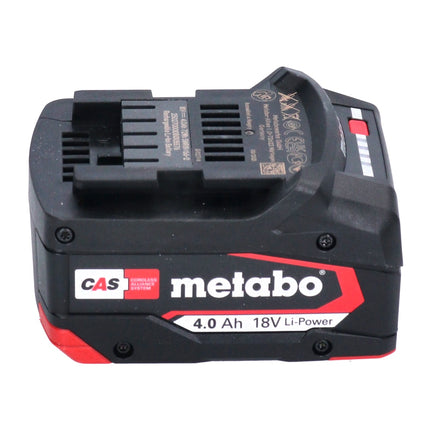 Metabo basic set 1x Li-Power battery pack 18 V 4.0 Ah CAS Li-Ion battery ( 625027000 ) + ASC 55 charger ( 627044000 )