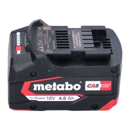 Metabo basic set 1x Li-Power battery pack 18 V 4.0 Ah CAS Li-Ion battery ( 625027000 ) + ASC 145 fast charger ( 627378000 )