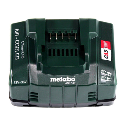 Metabo basic set 1x Li-Power battery pack 18 V 4.0 Ah CAS Li-Ion battery ( 625027000 ) + ASC 145 fast charger ( 627378000 )