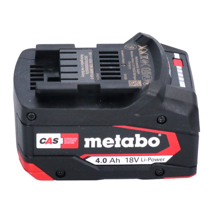 Metabo basic set 1x Li-Power battery pack 18 V 4.0 Ah CAS Li-Ion battery ( 625027000 ) + ASC 145 fast charger ( 627378000 )