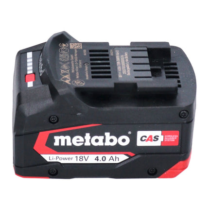 Metabo basic set 4x Li-Power battery pack 18 V 4.0 Ah CAS Li-Ion battery ( 4x 625027000 ) + ASC 145 quick charger ( 627378000 )