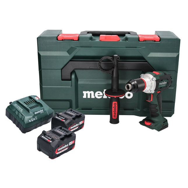 Metabo BS 18 LTX BL I taladro atornillador a batería 18 V 120 Nm sin escobillas (602358500) + 2x batería 4,0 Ah + cargador + metaBOX