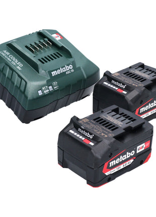 Metabo SSW 18 LTX 400 BL Atornillador de impacto a batería 18 V 400 Nm 1/2" (602205500) sin escobillas + 2x batería 4,0 Ah + cargador + metaBOX