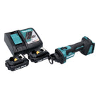 Makita DCO 181 RA Trancheuse rotative sans fil 18 V 32000 tr/min Brushless + 2x batterie 2,0 Ah + chargeur