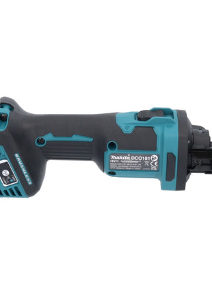 Makita DCO 181 RA Trancheuse rotative sans fil 18 V 32000 tr/min Brushless + 2x batterie 2,0 Ah + chargeur