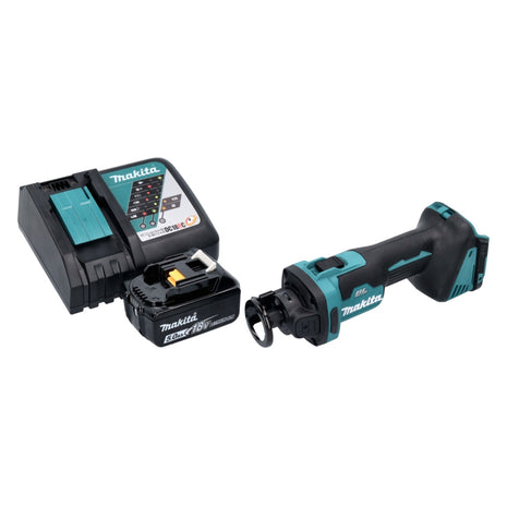 Makita DCO 181 RT1 Akku Rotationsschneider 18 V 32000 U/min Brushless + 1x Akku 5,0 Ah + Ladegerät - Toolbrothers