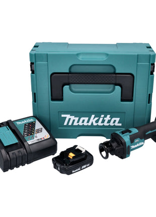 Makita DCO 181 RA1J Akumulatorowa przecinarka rotacyjna 18 V 32000 obr/min bezszczotkowa + 1x akumulator 2,0 Ah + ładowarka + Makpac