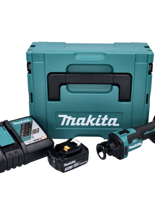 Makita DCO 181 RF1J Akku Rotationsschneider 18 V 32000 U/min Brushless + 1x Akku 3.0 Ah + Ladegerät + Makpac - Toolbrothers