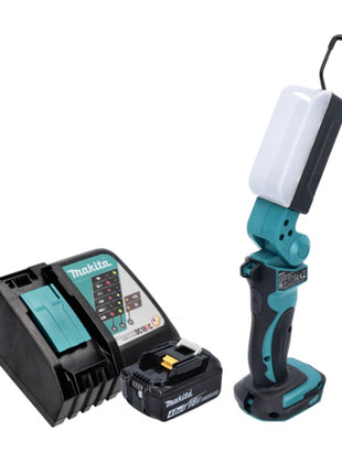 Makita DML 801 RM1 X Lámpara de trabajo con batería LED 18 V 240 lm + difusor + 1x batería 4,0 Ah + cargador