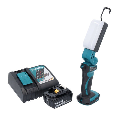 Makita DML801RT1X Lampe LED de travail sans fil 240 lm 18 V + 1x Batterie 5,0 Ah + Chargeur + Diffuseur