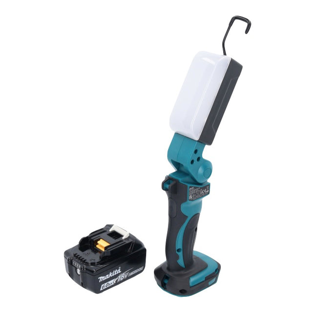 Makita DML 801 G1 X Lámpara de trabajo con batería LED 18 V 240 lm + difusor + 1x batería 6,0 Ah - sin cargador
