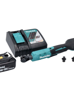 Makita DWR 180 RF1 wkrętarka akumulatorowa z grzechotką 18 V 47,5 Nm 1/4" 3/8" + 1x akumulator 3,0 Ah + ładowarka