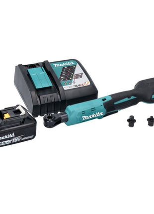 Makita DWR 180 RT1 destornillador de carraca inalámbrico 18 V 47,5 Nm 1/4" 3/8" + 1x batería 5,0 Ah + cargador