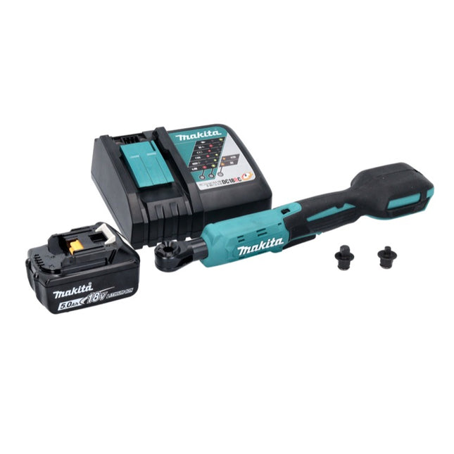 Avvitatore a cricchetto a batteria Makita DWR 180 RT1 18 V 47,5 Nm 1/4" 3/8" + 1x batteria ricaricabile 5,0 Ah + caricabatterie