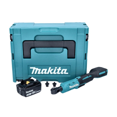 Makita DWR 180 F1J Akku Ratschenschrauber 18 V 47,5 Nm 1/4" 3/8" + 1x Akku 3,0 Ah + Makpac - ohne Ladegerät