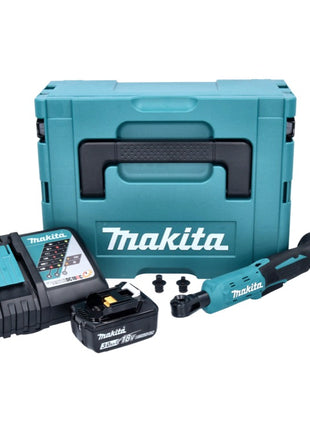 Makita DWR 180 RF1J wkrętarka akumulatorowa z grzechotką 18 V 47,5 Nm 1/4" 3/8" + 1x akumulator 3,0 Ah + ładowarka + Makpac