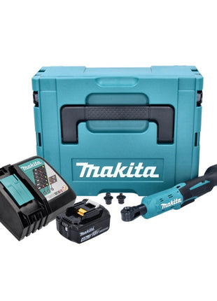 Makita DWR 180 RM1J destornillador de carraca inalámbrico 18 V 47,5 Nm 1/4" 3/8" + 1x batería 4,0 Ah + cargador + Makpac