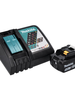 Makita DWR 180 RT1J Visseuse à cliquet sans fil 18 V 47,5 Nm 1/4'' 3/8'' + 1x batterie 5,0 Ah + chargeur + Makpac