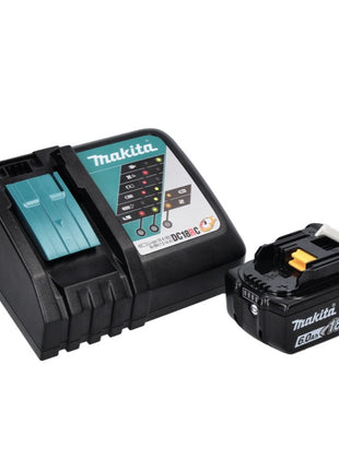 Makita DWR 180 RG1J Visseuse à cliquet sans fil 18 V 47,5 Nm 1/4'' 3/8'' + 1x batterie 6,0 Ah + chargeur + Makpac