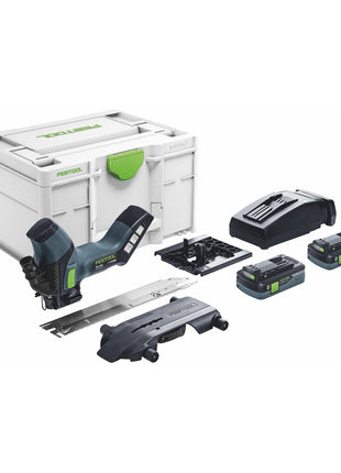 Festool ISC 240 HPC 4,0 EBI-Plus Akku Dämmstoffsäge 18 V 240 mm ( 576569 ) + 2x Akku 4,0 Ah + Ladegerät + Systainer ( Nachfolger von 574819 ) - Toolbrothers