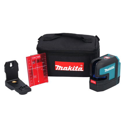 Láser de líneas cruzadas con batería Makita SK 105 DZ 12 V máx. 25 m rojo Solo: sin batería, sin cargador