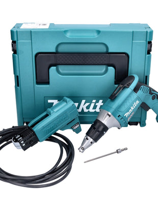 Makita FS 6300 RJX2 destornillador para paneles de yeso 570 W + cargador + estuche