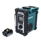 Makita DMR107G1 Cordless Job Site Radio 7.2V-18V + 1x Battery 6.0Ah - without charger