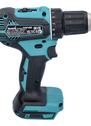 Makita DDF 485 A1 akumulatorowa wiertarko-wkrętarka 18 V 50 Nm bezszczotkowa + 1x akumulator 2,0 Ah - bez ładowarki