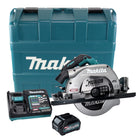 Makita HS 009 GD101 XGT Scie circulaire portative sans fil 40 V maxi 235 mm brushless + 1x Batterie 2,5 Ah + Chargeur + Mallette