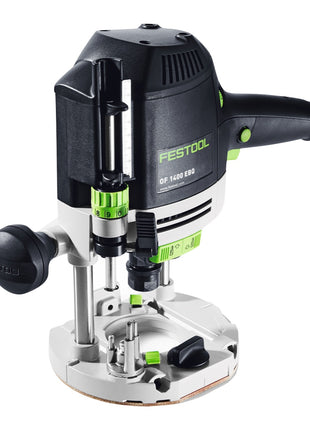 Festool OF 1400 EBQ-Plus + Box-OF-S Oberfräse 1400 W 6 - 12,7 mm ( 576540 ) + 10 tlg. Fräser Set + Systainer - Toolbrothers