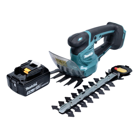 Makita DUM 111 T1X cordless grass shears shrub shears 18 V + 1x rechargeable battery 5.0 Ah - without charger