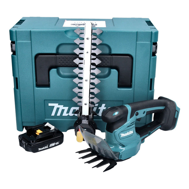 Makita DUM 111 A1XJ Cordless grass shears shrub shears 18 V + 1x rechargeable battery 2.0 Ah + Makpac - without charger