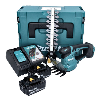 Makita DUM 111 RFXJ Cisaille à gazon sans fil 18 V + 2x batterie 3,0 Ah + chargeur + Makpac
