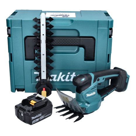 Makita DUM 111 M1XJ Cisaille à gazon sans fil 18 V + 1x batterie 4,0 Ah + Makpac - sans chargeur