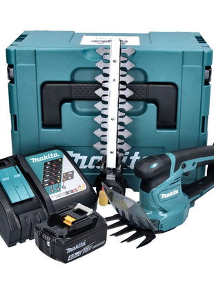 Makita DUM 111 RM1XJ cortacésped a batería cortasetos 18 V + 1x batería 4,0 Ah + cargador + Makpac