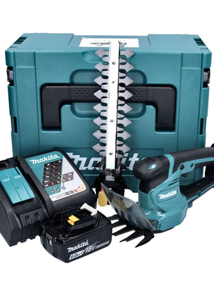 Makita DUM 111 RG1XJ Cisaille à gazon sans fil 18 V + 1x batterie 6,0 Ah + chargeur + Makpac