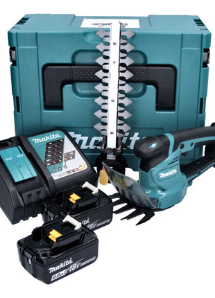 Makita DUM 111 RGXJ cortacésped a batería cortasetos 18 V + 2x baterías 6,0 Ah + cargador + Makpac