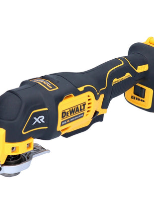 DeWalt DCS 356 N-XJ Akku Multitool Oszillierer 18 V Brushless + Zubehörset - ohne Akku, ohne Ladegerät