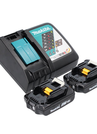 Makita DEADML 815 RA Lampe portative à LED 14,4 - 18 V 160 lm + 2x batterie 2,0 Ah + chargeur