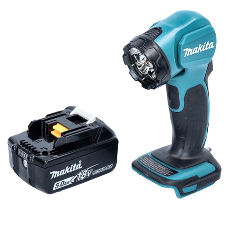 Makita DEADML 815 T1 LED akumulatorowa lampa ręczna 14,4 - 18 V 160 lm + 1x akumulator 5,0 Ah - bez ładowarki